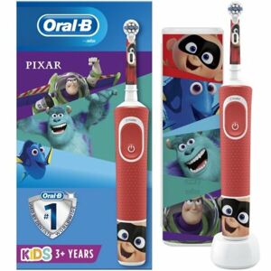 Oral-B Vitality D100 Kids 3+ dětský zubní kartáček Pixar + cestovní pouzdro