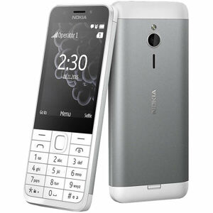 Nokia 230 Dual SIM stříbrná