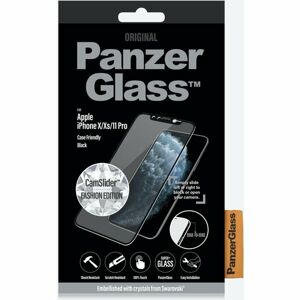 PanzerGlass Edge-to-Edge Swarovski CamSlider iPhone X/XS/11 Pro černé