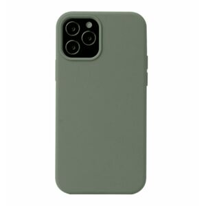 Silikonový kryt pro iPhone 12 tmavě zelený