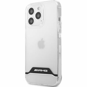 AMG PC/TPU White Stripes Kryt iPhone 13 Pro Max čirý