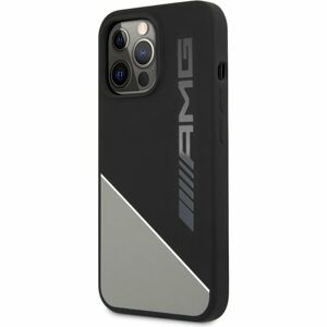 AMG Liquid Silicone Kryt iPhone 13 Pro černý/šedý