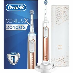 Oral-B Genius X 20100S chytrý zubní kartáček růžově zlatý