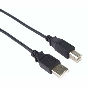 PremiumCord kabel USB 2.0 A-USB B 2m černý