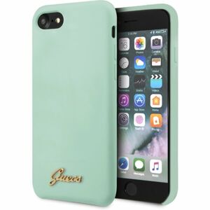 Guess Retro silikonový kryt iPhone SE (2020)/8/7 zelený