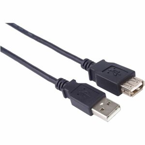 PremiumCord USB 2.0 prodlužovací kabel 5m černý