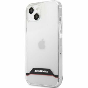 AMG PC/TPU Red Stripes Kryt iPhone 13 čirý