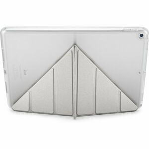 Pipetto Metallic Origami TPU pouzdro Apple iPad 10,2" stříbrné