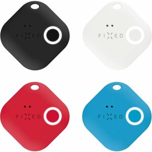 FIXED Smile Key Finder s motion senzorem, 4-PACK, černý, bílý, červený, modrý