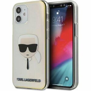 Karl Lagerfeld PC/TPU Head kryt iPhone 12 mini 5.4" duhové