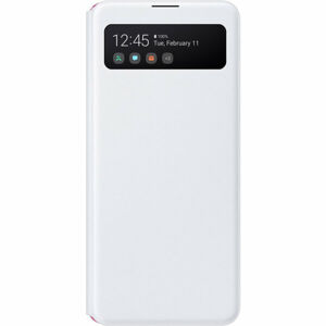 Samsung S View Wallet cover Galaxy A41 (EF-EA415PWEGEU) bílý